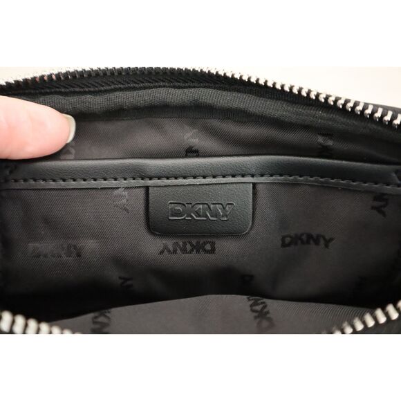 DKNY R52EZL37-BSV Black O/S PU Leather Naria DZ Top Handle/Crossbody Bag - Picture 10 of 16